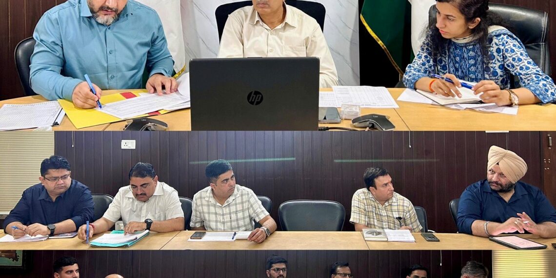 DC Kathua reviews progress of District Capex Budget, MLA-CDF and MPLADS works