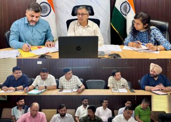 DC Kathua reviews progress of District Capex Budget, MLA-CDF and MPLADS works