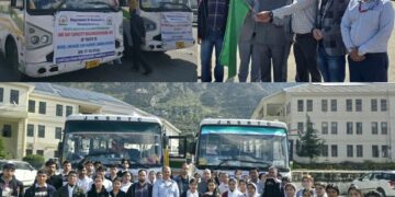 DC Kishtwar flags off 50 students for Horticulture Exposure Visit under HADP