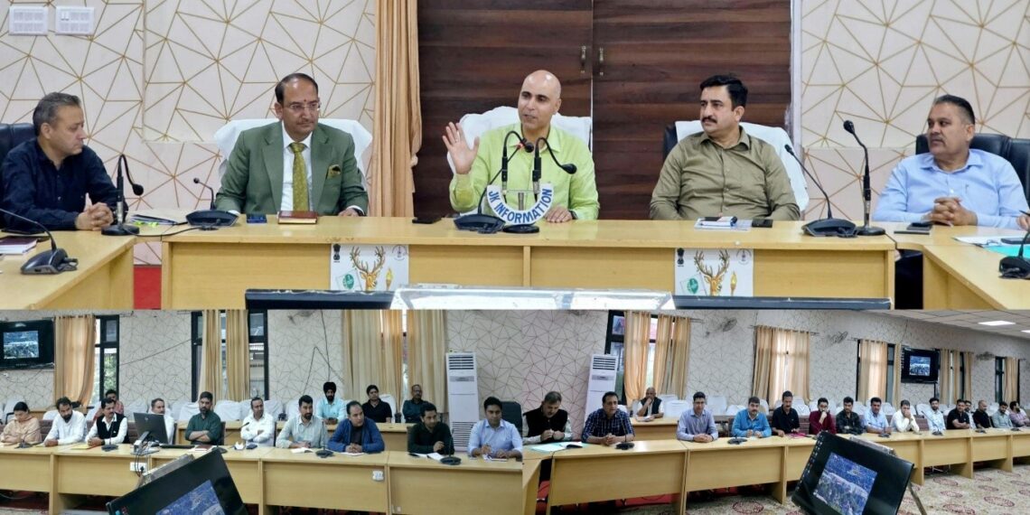 DC Kishtwar chairs introductory meeting of DVOs with SSP ACB DKR