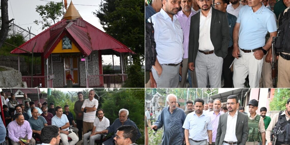 DC Kulgam visits Mata Kheer Bhawani Asthapan