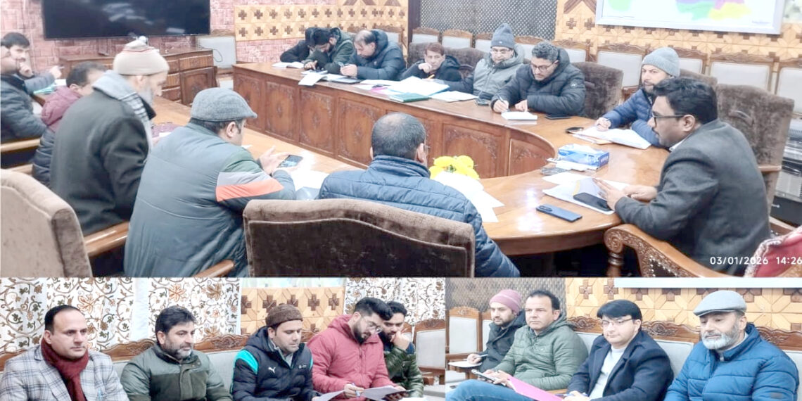 DC Kupwara reviews progress of JJM schemes, implementation of SASCI Scheme