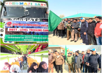 DC Kupwara Flags Off Girls Trekking Camp to Nowgam   