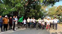 DC Kathua flags off Anti-drug awareness Cycle Rally