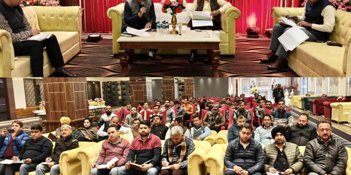 DC Kathua chairs meeting with Revenue Officers of Hiranagar Sub Division