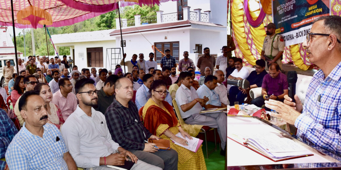 DC Kathua holds Public Grievances redressal camp at Mangloor
