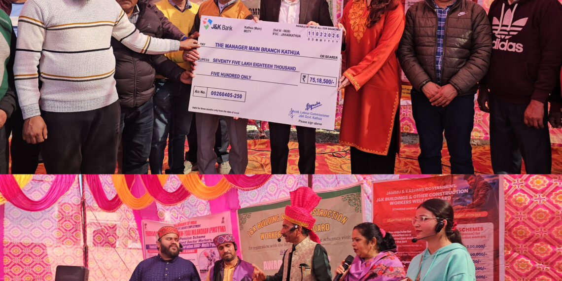 DC Kathua presides over awareness programme for construction workers