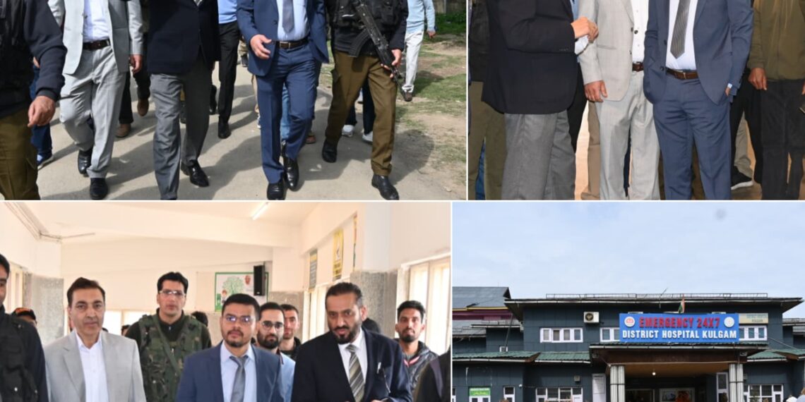 DC Kulgam visits District Hospital; Reviews patient care services