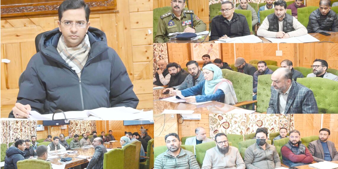 DC Shopian presides over NCORD meeting, Calls for strengthened action against drug menace