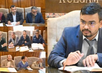 *DC Kulgam reviews key infrastructure projects in district*