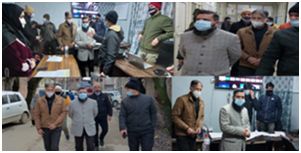 DC Kupwara visits SDH Kupwara, inspects Covid Control Room, Triage