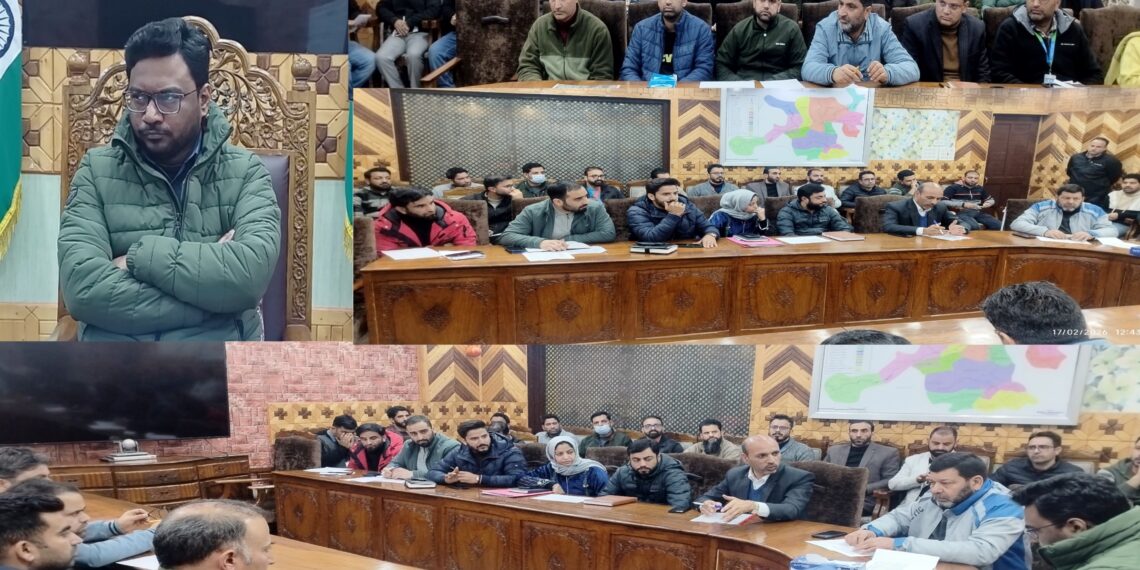 DC Kupwara reviews implementation of Mission YUVA in district