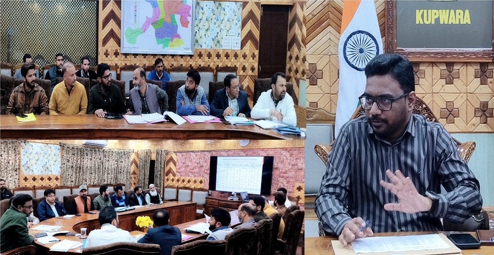 DC Kupwara review progress under HADP & JKCIP schemes
