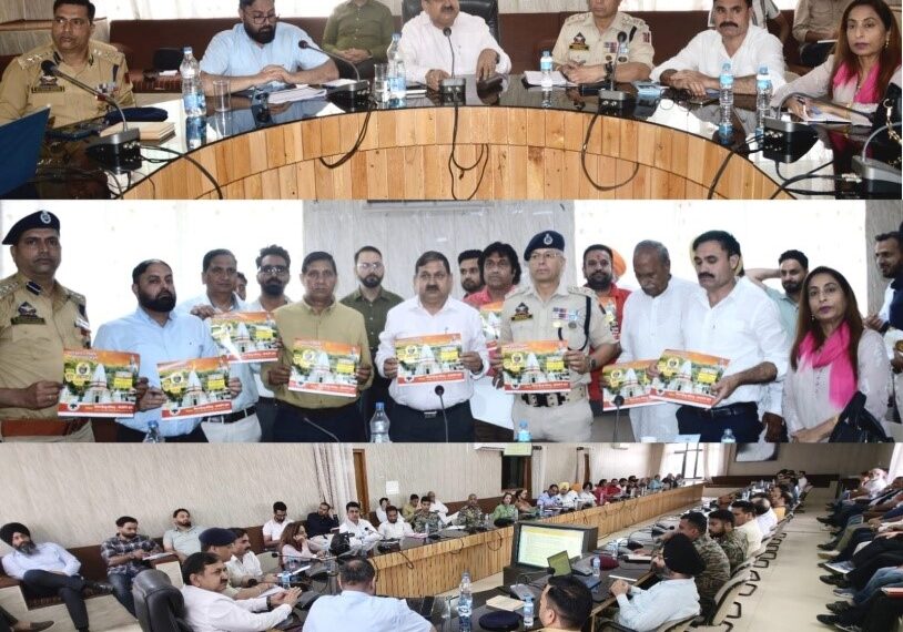 DC Poonch reviews arrangements for Budha Amarnath Yatra-2026