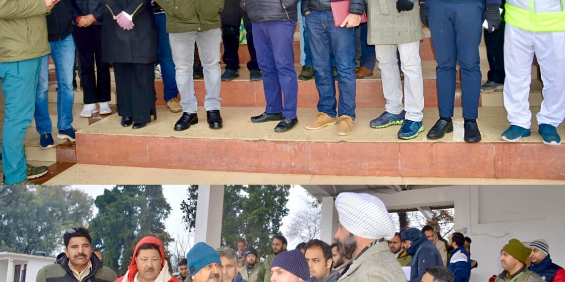 DC Poonch inspects arrangements for Republic Day function at Sports Stadium