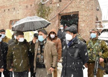 DC Pulwama reviews Snow clearance, restoration of essential services