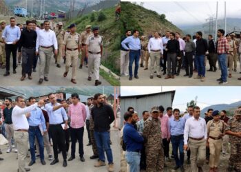 DC Ramban reviews SANJY-2026 arrangements at Lamber Banihal