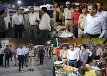 DC Ramban inspects Lamber Yatra Camp