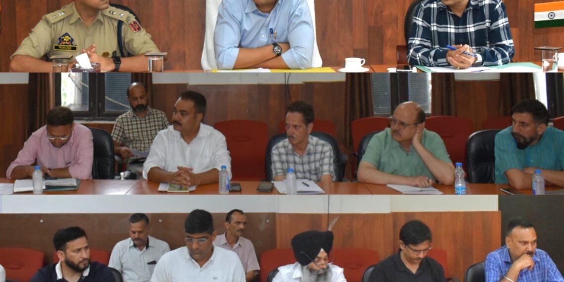 DC Reasi reviews preparations for Shravan Mahotsav-2026 at Shiv Khori Shrine