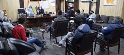 DC Ramban reviews progress on new alignment of four lanning project on Kashmir highway