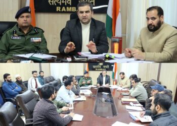 *DC Ramban chairs DRSC, DLMC meeting to strengthen road safety framework*