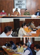 DC Reasi reviews implementation of Distt Road Safety plan