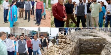 DC Srinagar inspects key ongoing dev works at Children’s Hospital Bemina
