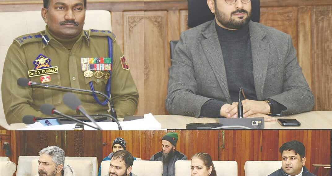 DC Srinagar, SSP chairs Distt NCORD meeting