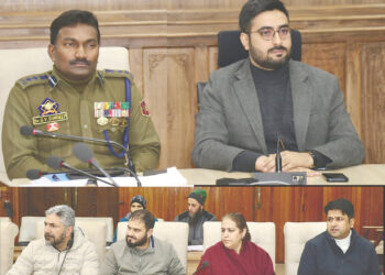 DC Srinagar, SSP chairs Distt NCORD meeting