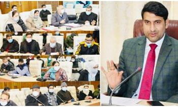 DC Srinagar reviews progress under District Capex Plan 2021-22