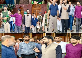DC Srinagar inspects renovation, restoration works at Khankah-e-Naqshband Sahib RA), Aali Masjid Eidgah