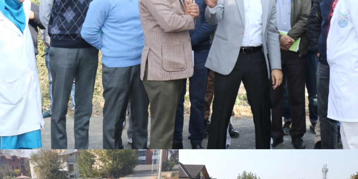 DC Srinagar conducts onsite inspection of road upgradation, macadamization works at Bone & Joint Hospital