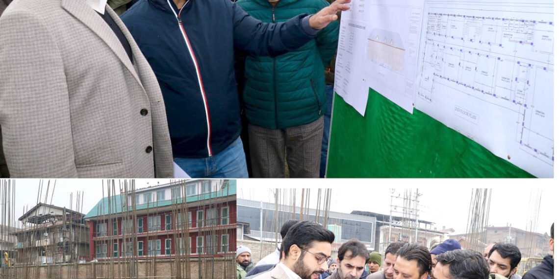 DC Srinagar inspects progress of infra works at Abhinandan School for Specially Abled Children