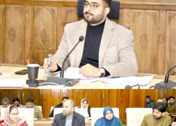 DC Srinagar reviews progress on saturation of Govt flagship schemes in rural areas of Distt