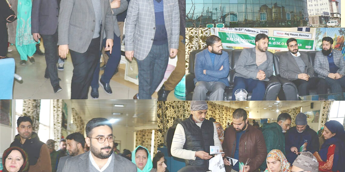 Hajj-2026:DC Srinagar kick starts vaccination programme for Hajj pilgrims at Haj House Bemina