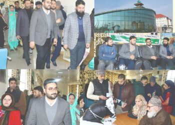 Hajj-2026:DC Srinagar kick starts vaccination programme for Hajj pilgrims at Haj House Bemina
