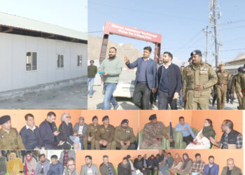 Amarnath Yatra-2026: DC Srinagar, SSP visit Yatra Transit Camp Pantha Chowk
