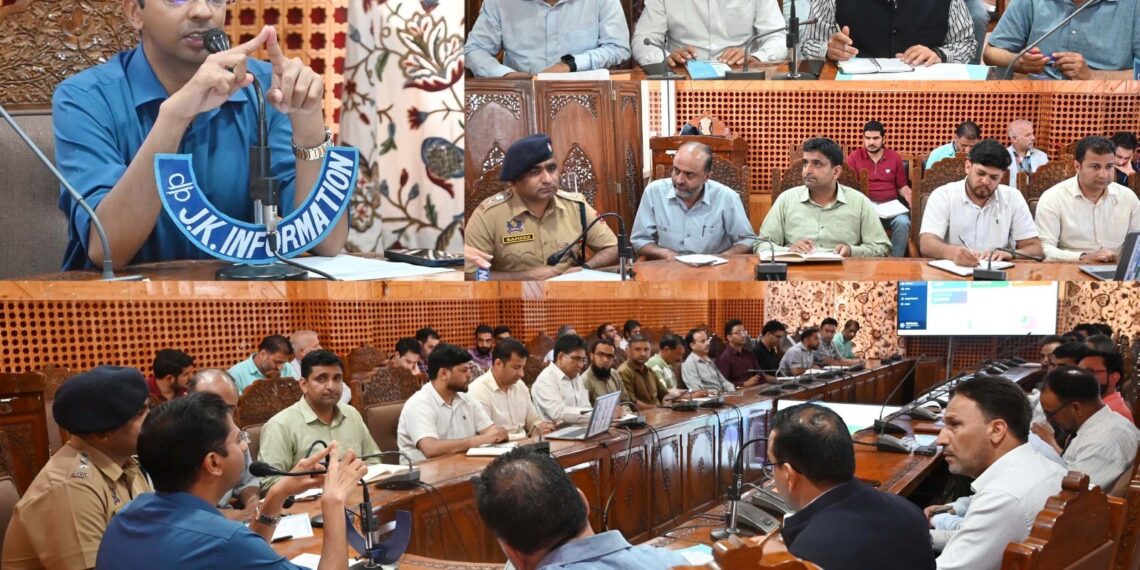 DC Shopian reviews NMJKA progress under 100 Day Campaign