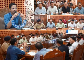 DC Shopian reviews NMJKA progress under 100 Day Campaign