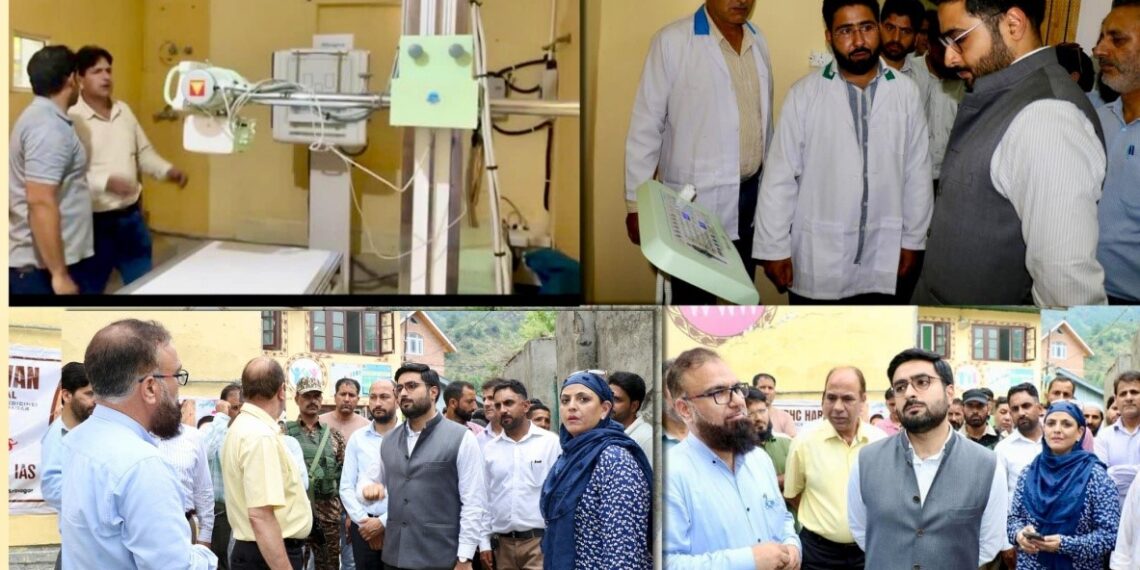 DC Srinagar visits UPHCs of Nishat & Harwan, inspects upgradation works