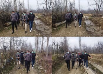 DC Shopian visits Keegam,takes stock of encroachments