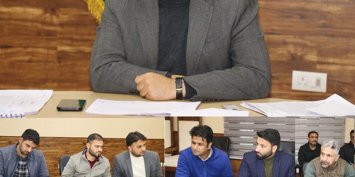 DC Srinagar conducts Tehsil-wise review of progress on key Revenue matters, also reviews digitisation of revenue records