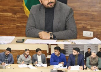 DC Srinagar conducts Tehsil-wise review of progress on key Revenue matters, also reviews digitisation of revenue records