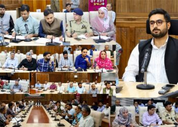 DC Srinagar holds consultation with  Shia Associations regarding Muharram arrangements, peaceful & seamless conduct of Processions