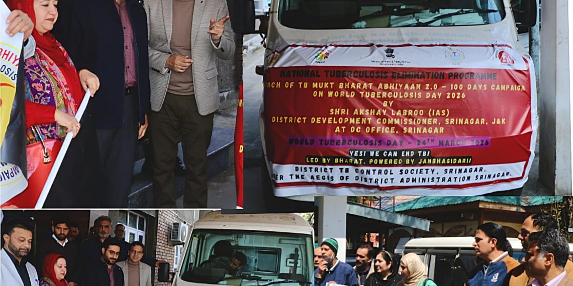 DC Srinagar kicks off “TB Mukt Bharat Abhiyaan 2.0” with 100-Day Special Campaign