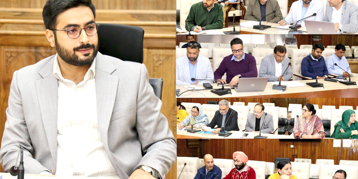 DC Srinagar reviews progress on ABHA ID Enrolment, PMJAY-Sehat (Golden Card) Coverage, TB Control Measures