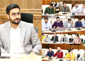 DC Srinagar reviews progress on ABHA ID Enrolment, PMJAY-Sehat (Golden Card) Coverage, TB Control Measures