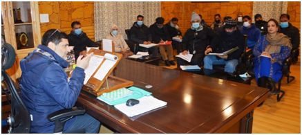 DC Budgam reviews progress on Solid Waste Mgmt in distt