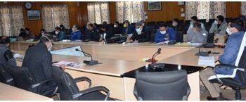DDC Budgam stresses on work resumption on Snow halted projects, Chairs Distt Capex Budget meeting