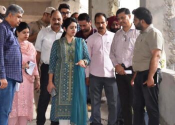 DC inspects progress of ongoing work on GMC Udhampur
